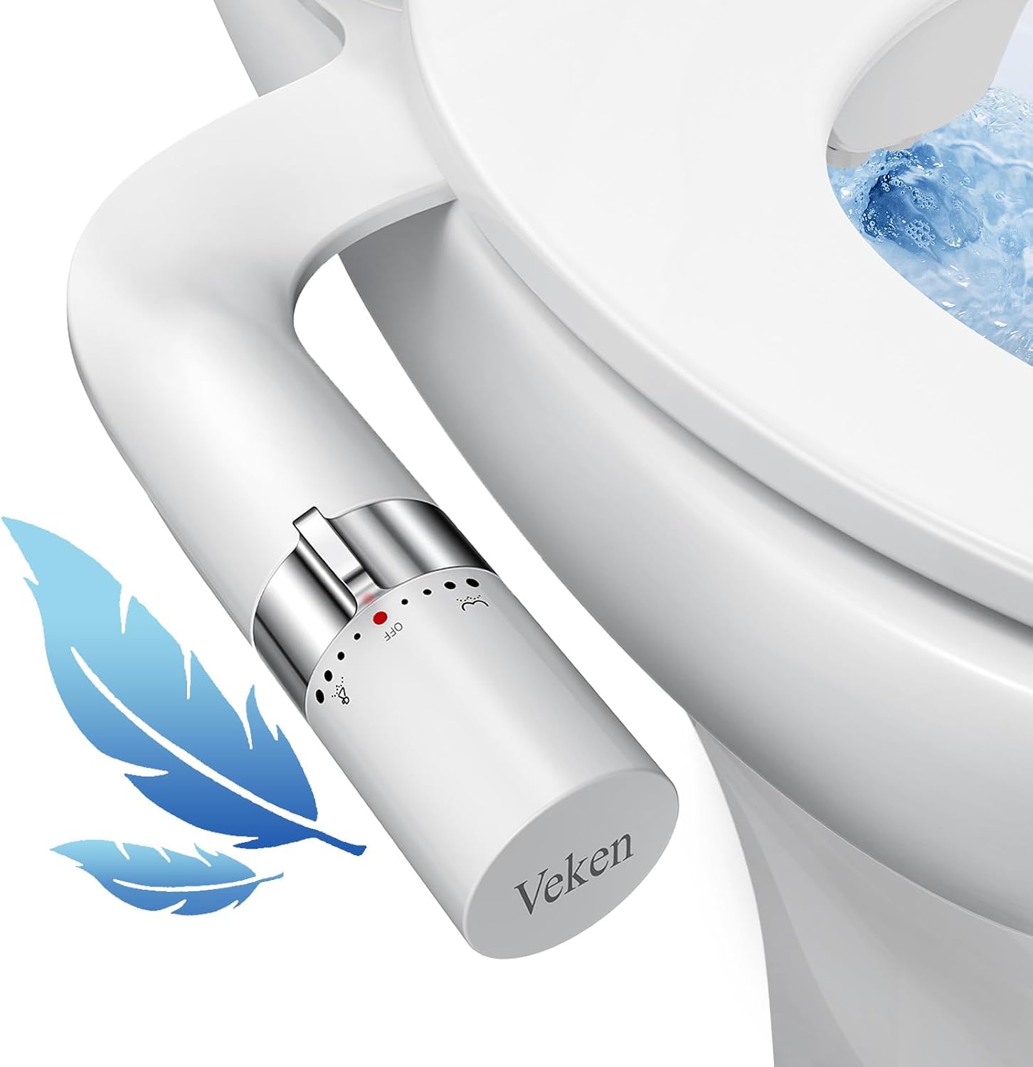 Veken Ultra-Slim Bidet Attachment